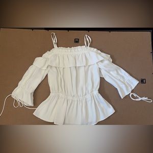 Walter Baker~ Off the shoulder with Ruffles Top